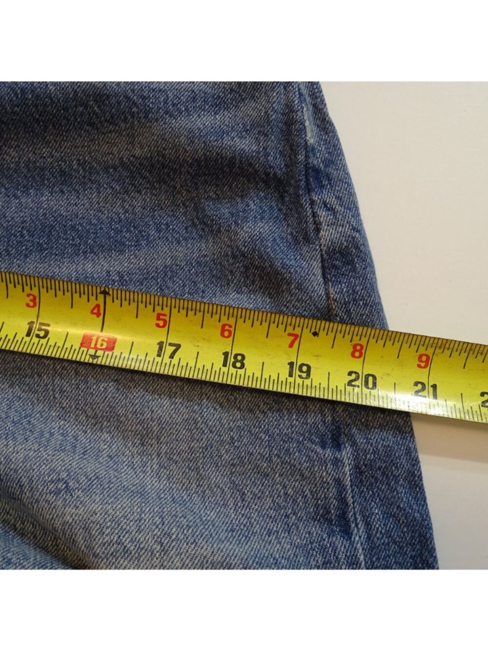 Madewell The Dean Easy Straight Jean Women Light Wash Raw Hem Button Fly Size 28 - Picture 12 of 15